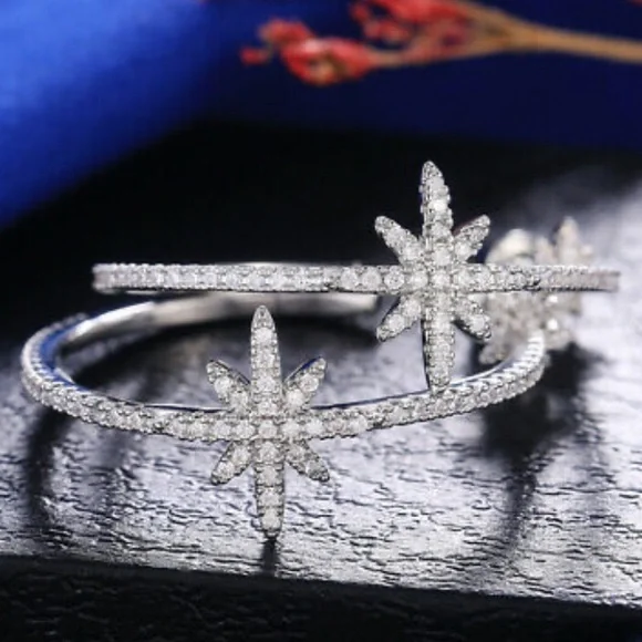 NWT STERLING SILVER HOOP Earrings - Picture 4 of 7